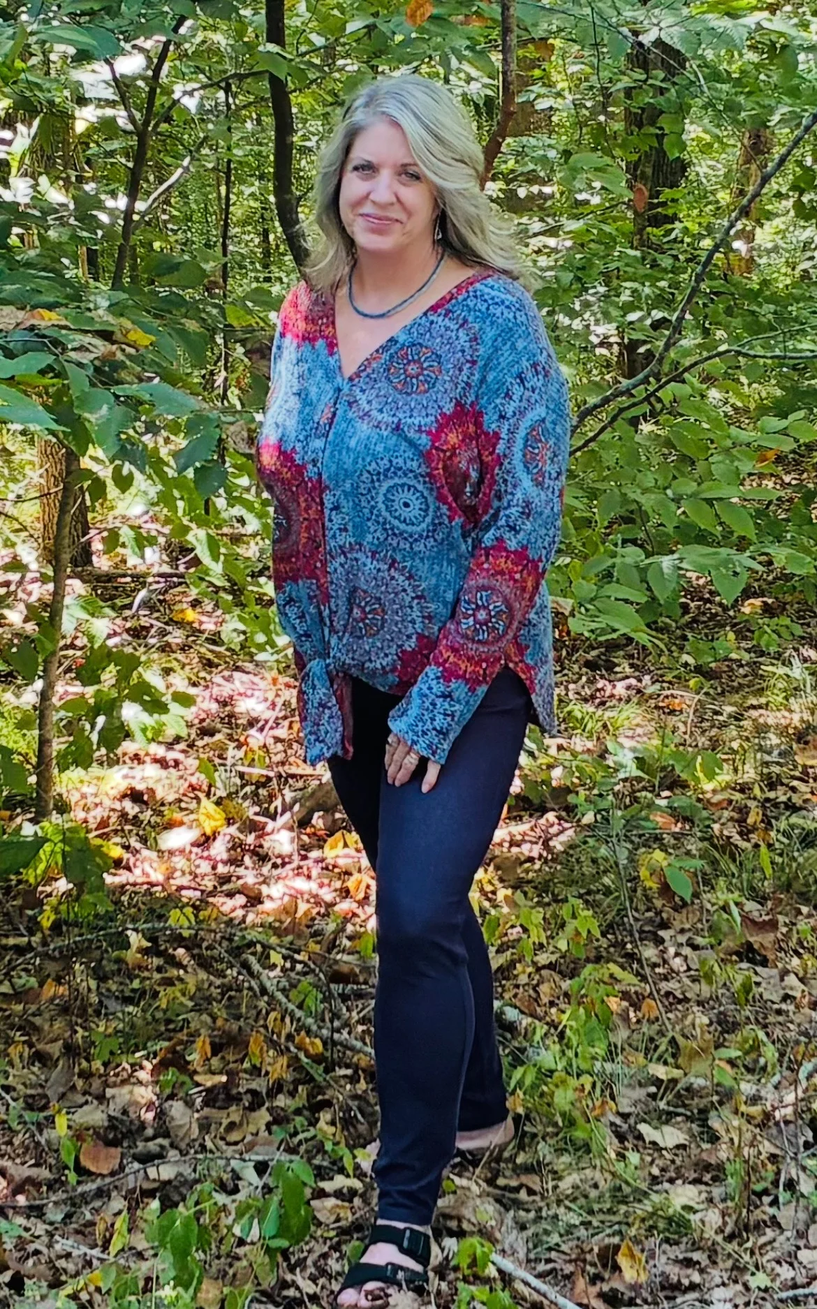 Marla Grantham standing in color